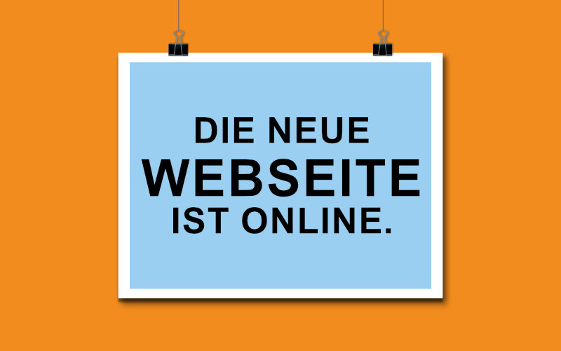 Wir haben eine neue Webseite