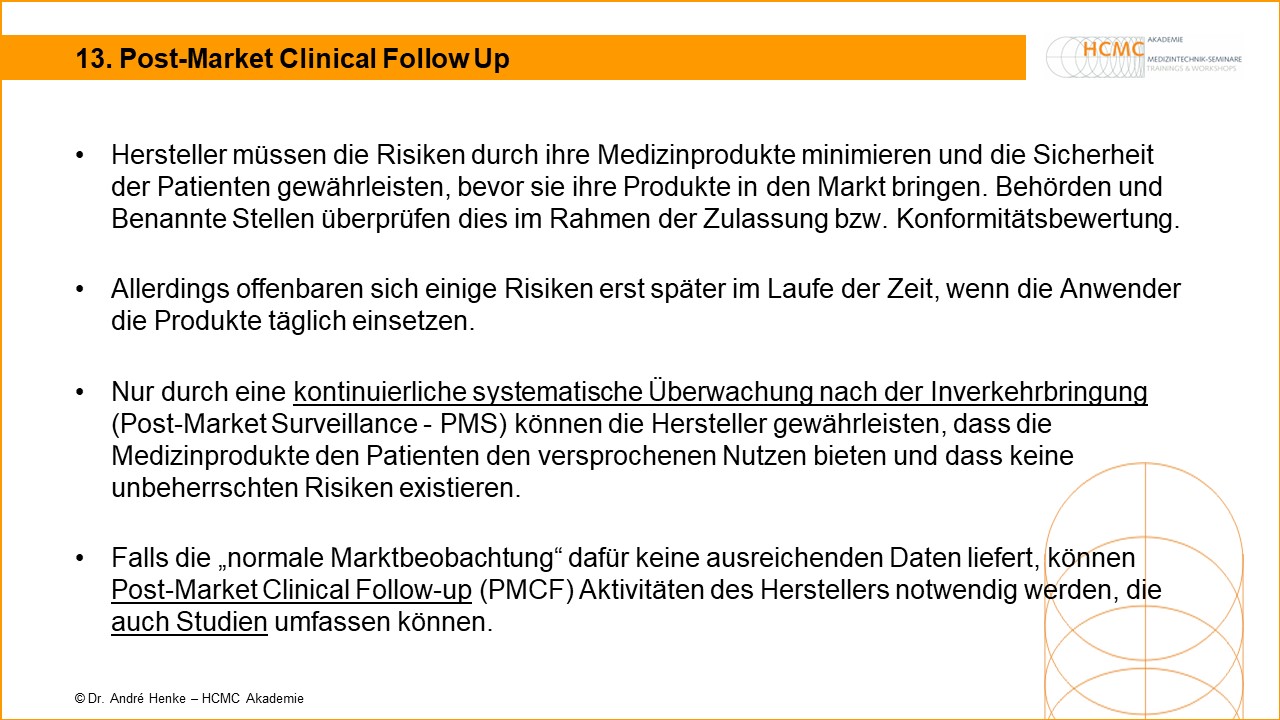 Post-Market Clinical Follow-Up PMCF
